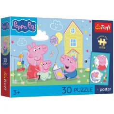 Peppa prasátko 30ks prémiové puzzle - Trefl obrázek 1