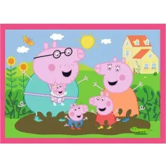 Peppa prasátko - 4 v 1 12,15,20,24 ks puzzle - Trefl obrázek 4