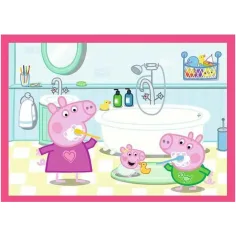 Peppa prasátko - 4 v 1 12,15,20,24 ks puzzle - Trefl obrázek 5
