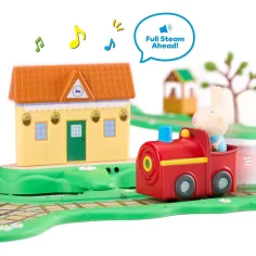 Peppa prasátko Whizz-Around Králíček Rebeka s červeným vlakem herní sada obrázek 3