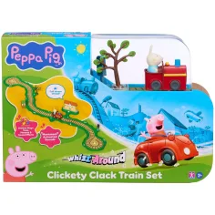 Peppa prasátko Whizz-Around Králíček Rebeka s červeným vlakem herní sada
