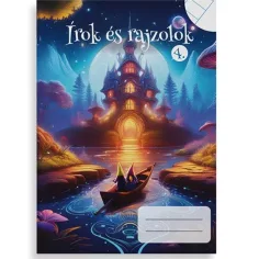 Píšu a kreslím 4. třída 2 v 1 linkovaný a hladký sešit A/5