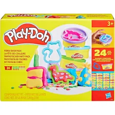 Play-Doh: Balící sada 24ks s modelínou a doplňky - Hasbro