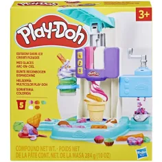 Play-Doh: Sada na výrobu zmrzliny s duhovým šroubem - Hasbro
