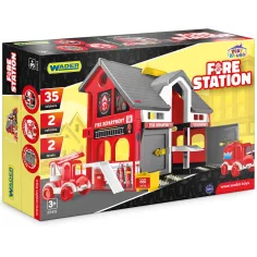 Play House: Hasičská herní sada s vozidly - Wader