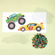 PlayBox: 5mm MIDI závodní autíčko žehlitelný korálkový set obrázek 2