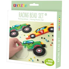 PlayBox: 5mm MIDI závodní autíčko žehlitelný korálkový set