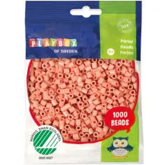 PlayBox: 5mm MIDI žehlitelné korálky 1000ks v barvě bledě růžové