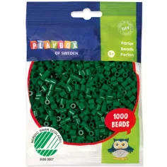 PlayBox: 5mm MIDI žehlicí korálky 1000ks v džunglově zelené barvě
