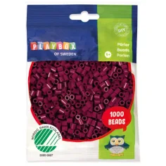 PlayBox: 5mm MIDI žehlitelné korálky 1000ks v barvě švestky