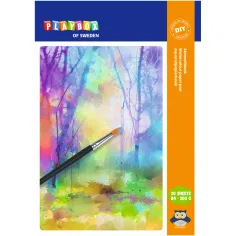 PlayBox: Bílý akvarelový papír A/4 20 ks sada