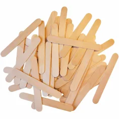 PlayBox: Dekorační dřevěné tyčky s zaoblenými rohy 150x18mm balení 100ks