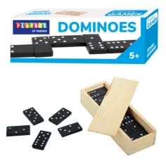PlayBox: Dřevěné domino v krabici