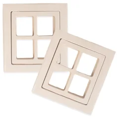 PlayBox: Dřevěná sada oken 2 ks 8x8,5 cm