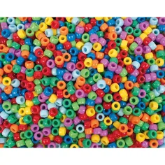 PlayBox: Jasně barevné navlékací korálky 9mm 1000ks
