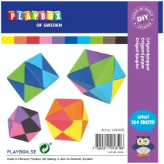 PlayBox: Origami papír 500 ks set 15x15cm