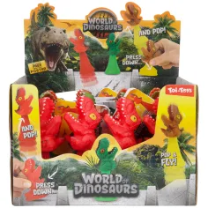 Plopper skákací dinosaurus v několika variantách 12cm 1 ks