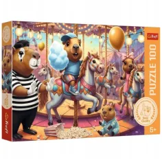 Pohádka o kapybarách 100 dílků puzzle – Trefl