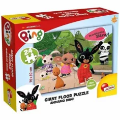 Bing: Pojďme Bing! obrovský podlahový puzzle 24ks