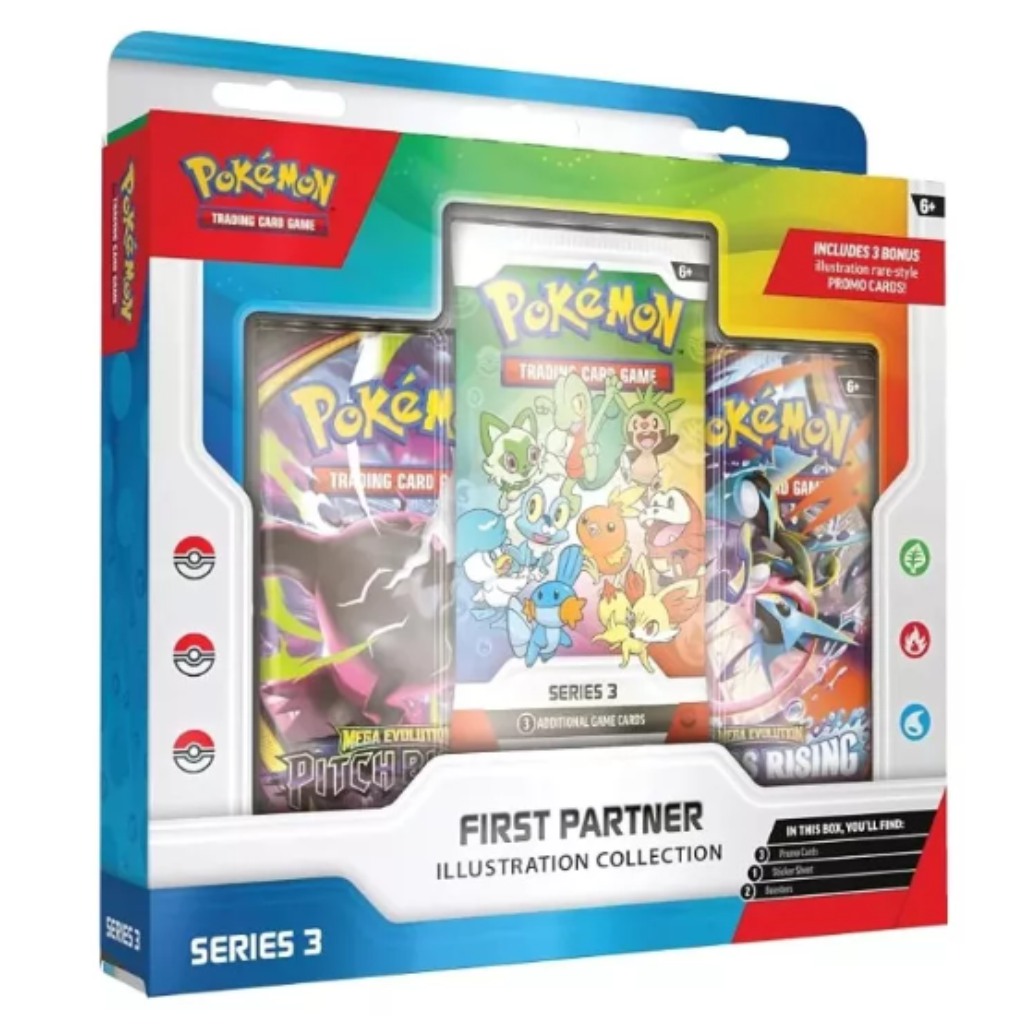 Pokémon TCG First Partners Illustration Collection – Series 3 sběratelský balíček