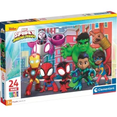 Póki a superhrdinové 24 ks maxi supercolor puzzle - Clementoni