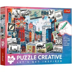 Pozdrav z Londýna – 500 dílků Creative puzzle – Trefl