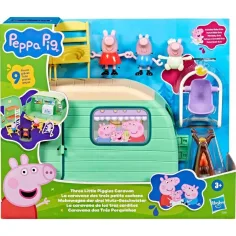 Prasátko Peppa Tři malá prasátka – herní sada s karavanem a figurkami - Hasbro
