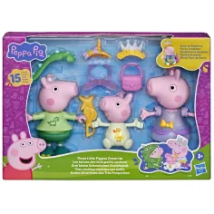 Prasátko Peppa Tři malá prasátka – převlékací herní sada – Hasbro