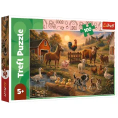 Přátelé na farmě 100ks puzzle - Trefl