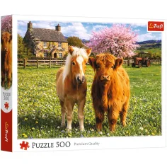 Přátelé na farmě 500ks puzzle - Trefl obrázek 1