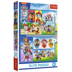 Pravidla Tlapkové patroly 2x70ks puzzle - Trefl