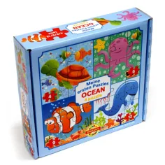 Moje první puzzle: Oceán 4 v 1 baby puzzle