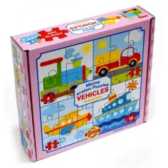 Moje první puzzle: Vozidla 4 v 1 baby puzzle