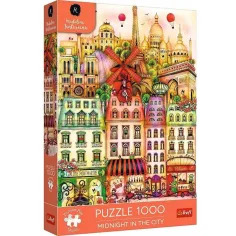 Půlnoc v Paříži 1000ks prémiový puzzle - Trefl