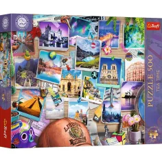 Puzzle EB: Vzpomínky na cestu 500dílná prémiová skládačka – Trefl