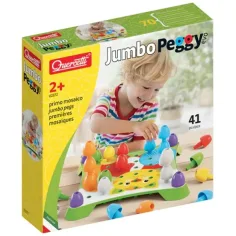 Quercetti: Jumbo Peggy sada 41 ks kolíčků
