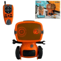 RC interaktivní TalkBot robot s walkie-talkie režimem v oranžové barvě 2,4GHz obrázek 1