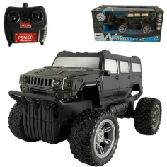 RC Off-Road dálkově ovládaný Hummer se světlem 27 MHz 22cm v měřítku 1/14 ve dvou variantách