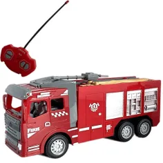 RC Hasičské auto na dálkové ovládání s světelnými efekty v měřítku 1/30
