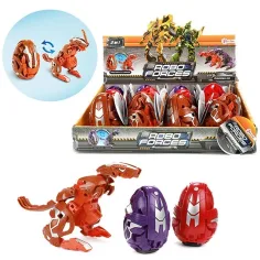 Robo Forces přetvářející se dinosauří vejce 1ks