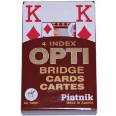 Römiková karta 4 indexy Opti Bridzs - Piatnik
