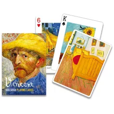 Rummy karty Vincenta van Gogha 55 kusů - Piatnik