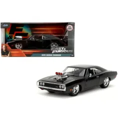 Rychle a zběsile: 1970 Dodge Charger s kompresorem kovový model auta 1/24 - Jada Toys