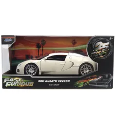 Rychle a zběsile: 2011 Bugatti Veyron kovový model auta 1/24 - Jada Toys