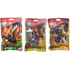 Sada figurek zvířat s farmářskými, dinosauřími nebo džunglovými zvířaty - Simba Toys obrázek 2