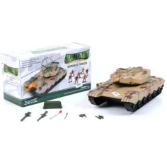 Tank herní sada s doplňky v pouštním odstínu