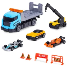 Sada závodních aut Formula Racer s transportním vozidlem ve dvou variantách 1 ks – Dickie Toys obrázek 2