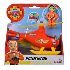Sam hasič: Wallaby helikoptéra s figurkou Toma - Simba Toys
