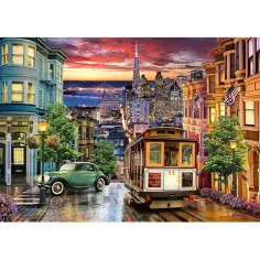 Puzzle San Francisco HQC 3000ks - Clementoni obrázek 2