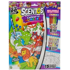 Scentos Barevná omalovánka s čísly obrázek 1